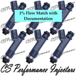 1% Flow Match Denso Fuel Injectors Set (6) 23250-31010 For 03-15 Toyota 4.0L V6. Fixed Price $341.99.