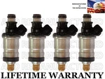 Genuine Set Of 4 Fuel Injectors For Honda Civic Acura Integra Sq. Connector. Fixed Price $63.00.