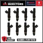 Bosch 0280158089 Fuel Injectors Set Ford Lincoln Mercury 4.6L Reman. Fixed Price $168.00.