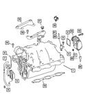Genuine Mopar Connector 5143912AA. Fixed Price $12.50.