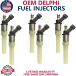 Oem Delphi X6 Fuel Injectors FOR1996, 1997, 1998, 1999 Gmc P3500 4.3L V6 Vortec. Fixed Price $100.78.