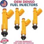 New X4 Oem Denso Fuel Injectors For 2002-2004 Toyota Solara, Camry #23250-0H050. Fixed Price $198.89.