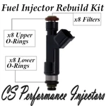 Fuel Injectors Rebuild Kit Fits AL3E-F7A + 8X Rim Cap Rings. Fixed Price $58.79.