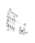Genuine Mopar Fuel Injector 5281483AA. Fixed Price $222.63.