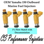 1% Flow Match Oem Fuel Injectors (4) CDH-275 63P-13761-00 Yamaha Outboard Marine. Fixed Price $341.99.