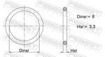 Febest 02400-025 Seal Ring, Injector For Audi,audi (faw),bmw,bmw (brilliance),cu. Fixed Price $5.19.
