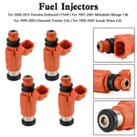 4PCS INP-771 Fuel Injector 68V-8A360-00-00 Fits Yamaha Outboard 115 Hp CDH210. Fixed Price $31.63.