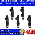 Set Of Oem Delphi Fuel Injectors For 04-07 Chevrolet Colorado 3.5L 3.7L I5. Fixed Price $125.00.