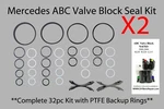 Mercedes Abc Valve Block Ptfe Reseal Rebuild ***2 Kits Pack*** Cl Sl. Fixed Price $110.00.