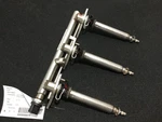 12-19 Mercedes C-class Left Side Fuel Rail And Injectors 24321. Fixed Price $162.50.