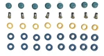 8 Cylinder Bosch, Denso Fuel Injector Repair Kit O'rings, Filters, Spacers. Fixed Price $14.50.