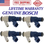 New SET/4 Oem Bosh Fuel Injectors For 2001-2003 Volkswagen Beetle 2.0L I4. Fixed Price $182.80.