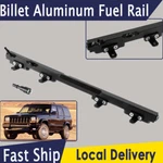 Black Billet Aluminum Fuel Rail Fits 1997-2001 Jeep Wrangler Tj/cherokee Xj 4.0L. Fixed Price $99.00.