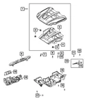 Genuine Mopar Fuel Rail Cover 68465659AC. Fixed Price $29.46.