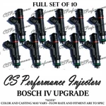 Bosch Iv Upgrade Fuel Injectors (10) For 98-03 Dodge Ram 2500 3500 8.0L V10. Fixed Price $449.99.