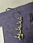 Fuel Injectors Set With Rail From 2017 Kia Sorento 2.4 353402GGA0. Fixed Price $135.00.