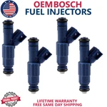 New 4PC Oem Bosch Fuel Injectors 2005-2008 Mercury, Ford, Mazda 2.3L/2.0L I4. Fixed Price $199.00.