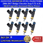 8X 36LB Hp+ Oem Siemens Fuel Injectors For 2006-2017 Dodge Chrysler Jeep 5.7 6.1. Fixed Price $229.00.