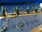 03-12 Mercedes W220 S600 SL600 M275 Amg Fuel Rail W/ Injectors Oem. Fixed Price $99.00.