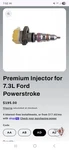 Alliance Power Ford 7.3L Injectors Set Of 4 (used) Stamped Ad. Fixed Price $500.00.