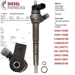 0445110369 03L130277J 03L130277Q Common Rail Injector For Bosch No-core. Fixed Price $83.95.