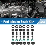 6 Set Fuel Injector Rings Seals With Micro Filters Fit For Yamaha Outboard. Fixed Price $30.29.