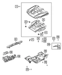 Genuine Mopar Fuel Rail Cover 68465659AC. Fixed Price $10.10.