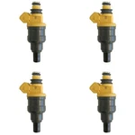 Fuel Injector Set For Hyundai Excel Scoupe & Mitsubishi Precis. Fixed Price $183.41.