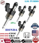 Genuine 4X Fuel Injectors For 2016-2021 Honda Civic Accord Cr-v 1.5L I4 Turbo. Fixed Price $199.00.