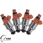 X Fuel Injectors For Mitsubishi 4G63 2.0L Turbo INP-020 INP020 MDL560 MD348478. Fixed Price $144.00.