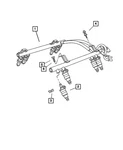Genuine Mopar Fuel Injector 53030778AB. Fixed Price $147.42.