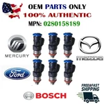 Oem New Bosch X6 Fuel Injectors 2009-2012 Ford, Mercury, Mazda 3.0L/3.5L V6. Fixed Price $213.90.