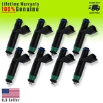 Genuine Siemens Hole Upgrade Set Of 8 Fuel Injectors For 2004-2007 #53032704AB. Fixed Price $149.00.