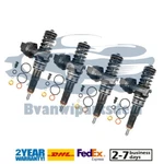 4X Diesel Fuel Pump Injector 0414720115 038130073AG For Volkswagen Polo 1.4 Tdi. Fixed Price $400.00.