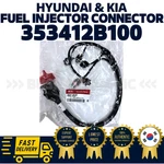 Genuine Oem Hyundai Kia Fuel Injector Connector 353412B100 Accent Veloster Rio. Fixed Price $76.00.