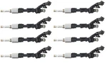For Land Rover LR4 Jaguar Xf V8 V6 5.0 Set Of Eight Fuel Injectors Bosch Oem. Fixed Price $785.95.