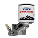 New Ford Racing Performance Mustang 5.0 Coyote Gen 2 Oil Filter Adapter Kit. Fixed Price $145.00.