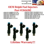 Delphi Oem Fuel Injectors 5X For 2008-2012 Chevrolet Colorado 3.7L (5). Fixed Price $115.00.