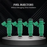 4 Fuel Injectors For Hyundai Accent Kia Rio 1.6L Sonata Optima Magentis 2.5L. Fixed Price $35.48.