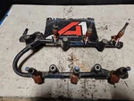07-10 Toyota Sienna 06-12 RAV-4(2GRFE Eng.) Complete Fuel Rail W/6 Injectors Oem. Fixed Price $94.62.