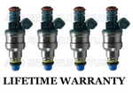 "lifetime Warranty" Bosch Flow Matched Fuel Injector Set Of 4 For Saab 2.1 2.3. Fixed Price $142.23.