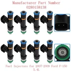 Set Of Oem Bosch Fuel Injectors 0280158138 2007-2009 Ford F-150 5.4L. Fixed Price $92.69.