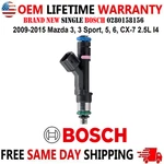 Brand New Bosch Single Fuel Injector For 2009-2015 Mazda Sport 3/5/CX-7/6. Fixed Price $79.55.