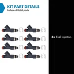 New Trq Fuel Injector Set Of FIA60835 For Silverado 1500 Suburban Tahoe. Fixed Price $195.00.