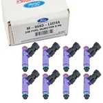 Ford Racing M-9593-LU24A Mustang Lb Fuel Injectors Set Of 8 W/ Connectors. Fixed Price $239.95.
