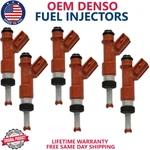 X6 Oem Denso Fuel Injectors For 2007 2008 09 10 Toyota Sienna 3.5L #23250-0P040. Fixed Price $139.00.