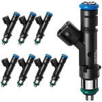Upgraded 4 Holes Gas Fuel Injectors Fit Ford: F150 5.0L 2011-2017, Mustang. Fixed Price $113.40.