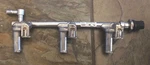 Jaguar Bosch Fuel Rail, Part# DX23-9G774-AA, DX239G774AA, Oem. Fixed Price $125.00.