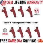 New Upgraded Oem Bosch X8 Ivgen 4 Hole Fuel Injectors For 00-03 Dodge 3.9L 5.9L. Fixed Price $231.20.