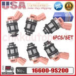 Set Of Fuel Injectors For 1999-2004 Nissan Frontier V6 3.3L FJ434 16600-9S200. Fixed Price $61.65.
